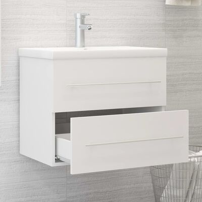 vidaXL Mueble de lavabo madera de ingeniería blanco 60x38,5x48 cm
