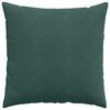 vidaXL Cojines de sofá 2 pcs Verde oscuro 80 x 80 cm Tela de pana