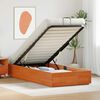 vidaXL Estructura de Cama Ottoman Marr&oacute;n Cera 80 x 200 cm Pino macizo