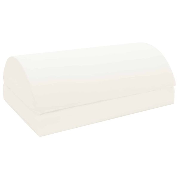 vidaXL Almohadilla para pies Liso Negro