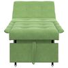 vidaXL Sof&aacute; cama Verde claro 194 x 67 x 82 cm Terciopelo