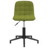 vidaXL Silla de comedor giratoria de terciopelo verde claro