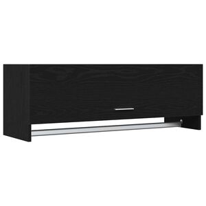 vidaXL Armario Roble Negro 100 x 32,5 x 35 cm Madera contrachapada