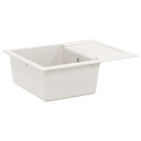 vidaXL Lavabo 620 x 500 mm 80% Cuarzo y 20% Resina