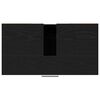 vidaXL Gabinete de Ba&ntilde;o con estante Roble Negro 60 x 32 x 54 cm
