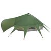 vidaXL Tienda tipi con techo Verde y Gris 600 x 600 x 347 cm