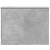 vidaXL Caja de almacenaje madera ingenier&iacute;a gris hormig&oacute;n 60x42x46 cm