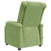 vidaXL Sill&oacute;n reclinable el&eacute;ctrico de terciopelo verde claro
