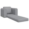 vidaXL Sof&aacute; cama Gris Claro 98 x 71 x 83 cm tela