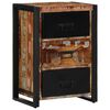 vidaXL Cajonera multicolor de 50x35x70 cm, madera maciza reciclada