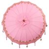 vidaXL Parasol Balin&eacute;s Rosa 185 x 185 x 260 cm Algod&oacute;n