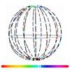 vidaXL Luz de adorno navide&ntilde;o 96 LED RGB Di&aacute;metro 30 x 32 cm