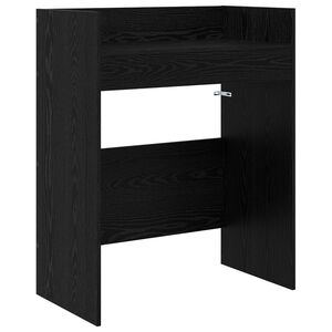 vidaXL Mesa de DJ Roble Negro 102 x 45 x 102 cm Madera de ingenier&iacute;a