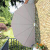 vidaXL Toldo lateral plegable terraza color crema 200 cm