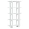 vidaXL Estantería/divisor de espacio madera contrachapada 80x30x160 cm