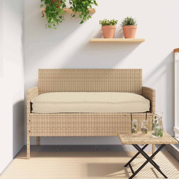 vidaXL Coj&iacute;n Beige 120 x 60 x 12 cm Tela Oxford