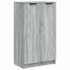 vidaXL Zapatero madera contrachapada gris Sonoma 59x35x100 cm