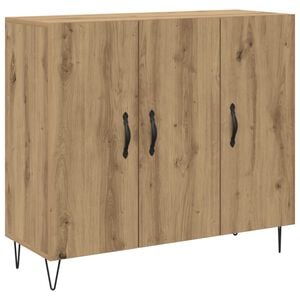 vidaXL Aparador Roble artisan 90 x 32,5 x 80 cm Madera de ingenier&iacute;a