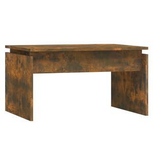 vidaXL Mesa de centro madera contrachapada roble ahumado 68x50x38 cm