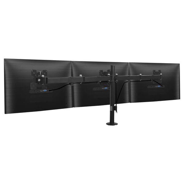 vidaXL Soporte triple de monitor para escritorio 13"-23"