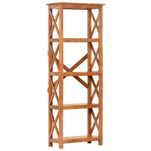 vidaXL Estanter&iacute;a de madera maciza de acacia acabado miel 60x30x160 cm