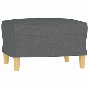 vidaXL Reposapi&eacute;s de tela gris oscuro 60x50x41 cm
