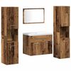 vidaXL Juego de almacenamiento 4 pcs Madera de ingenier&iacute;a