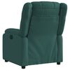 vidaXL Sill&oacute;n reclinable el&eacute;ctrico tela verde oscuro
