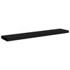 vidaXL Estantes flotantes de pared 2 uds MDF negro 120x23,5x3,8 cm