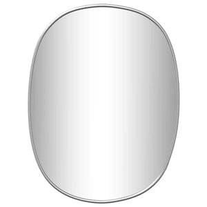 vidaXL Espejo de pared plateado 40x30 cm