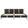 vidaXL Cama con colch&oacute;n viscoel&aacute;stico cuero sint&eacute;tico 180x200 cm