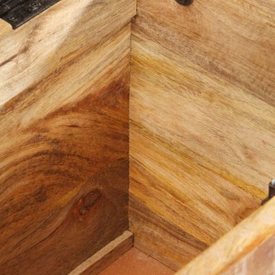 vidaXL Banco de recibidor madera maciza de mango 103x33x72 cm