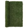 vidaXL Cerca Artificial Verde claro 1,5 x 3 m PVC y Acero