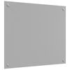 vidaXL Salpicadero de cocina 2 pcs Gris Claro 70 x 60 cm