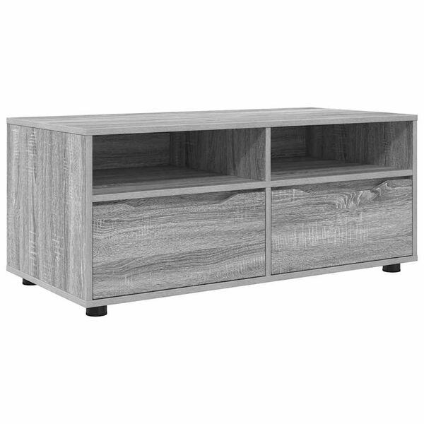 vidaXL Gabinete de TV con caj&oacute;n Gris Sonoma 100 x 48 x 43 cm