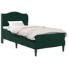 vidaXL Estructura de cama Verde oscuro 80 x 200 cm Terciopelo