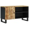 vidaXL Mueble de TV madera mango y madera contrachapada 80x33x46 cm