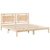 vidaXL Cama extralarga sin colchón madera maciza 180x210 cm