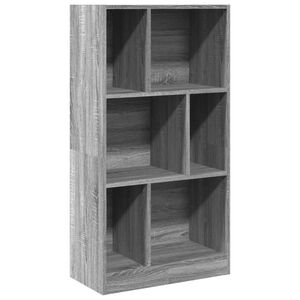 vidaXL Estanter&iacute;a madera de ingenier&iacute;a gris Sonoma 57x28,5x107,5 cm