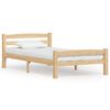 vidaXL Estructura de cama sin colch&oacute;n madera maciza de pino 90x200 cm