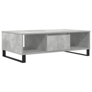 vidaXL Mesa de centro madera de ingenier&iacute;a gris hormig&oacute;n 104x60x35 cm