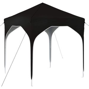 vidaXL Carpa Plegable para Fiestas 194 x 194 x 245 cm Negro