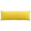 vidaXL Cojines de sof&aacute; 2 pcs Amarillo Claro 120 x 40 cm tela