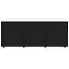 vidaXL Mueble para TV madera contrachapada negro 80x34x30 cm