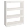 vidaXL Estanter&iacute;a/divisor de espacios madera pino blanco 80x30x103,5cm