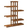vidaXL Soporte de plantas Natural 93 x 25 x 114,5 cm