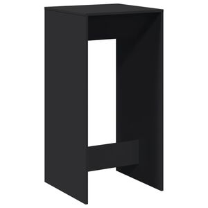 vidaXL Mesa alta de bar madera de ingenier&iacute;a negra 51x50x103,5 cm