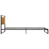 vidaXL Estructura de cama sin colch&oacute;n metal 100x200 cm