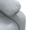 vidaXL Sill&oacute;n reclinable de tela gris claro