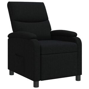 vidaXL Recliner Negro Tela